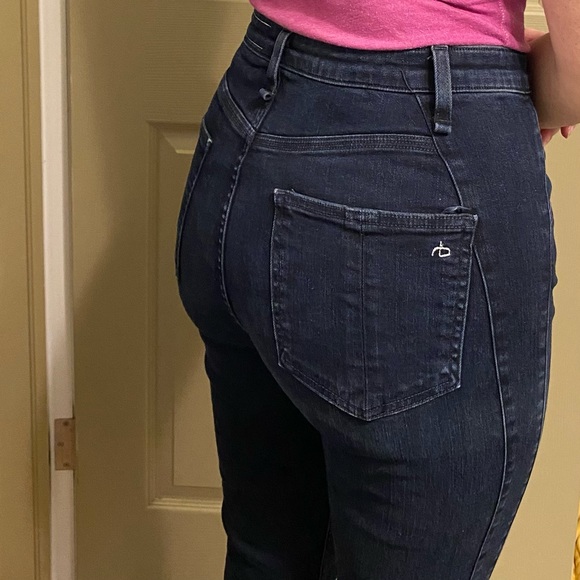 Rag & Bone Super High-Rise Skinny Jeans, Size 28, in Outerbanks - Picture 2 of 12